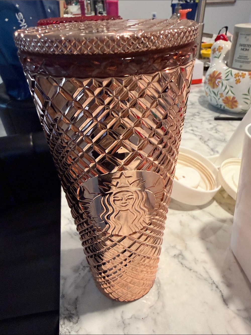 Starbucks Rose Gold Studded Tumbler